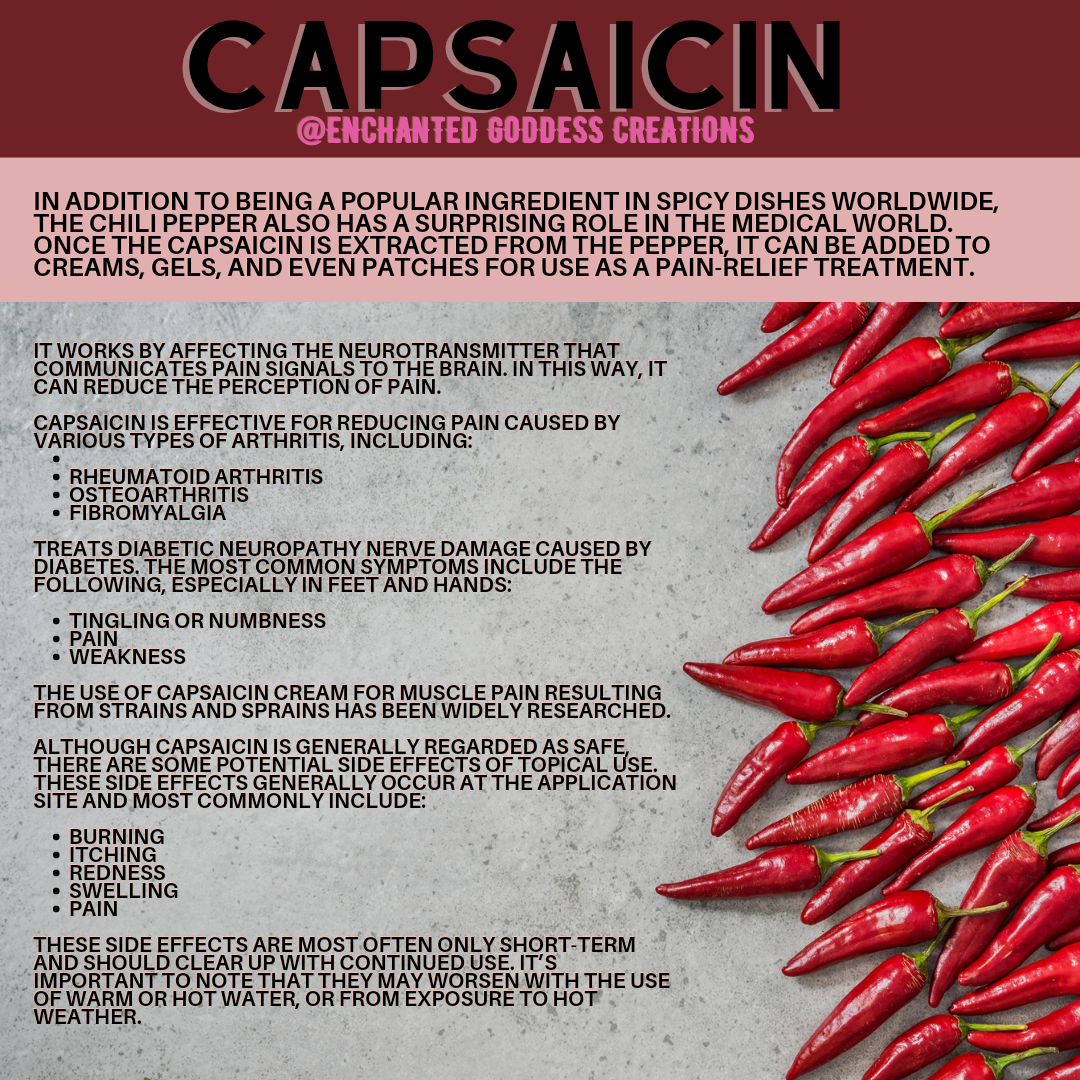 Capsaicin and Arnica Butter