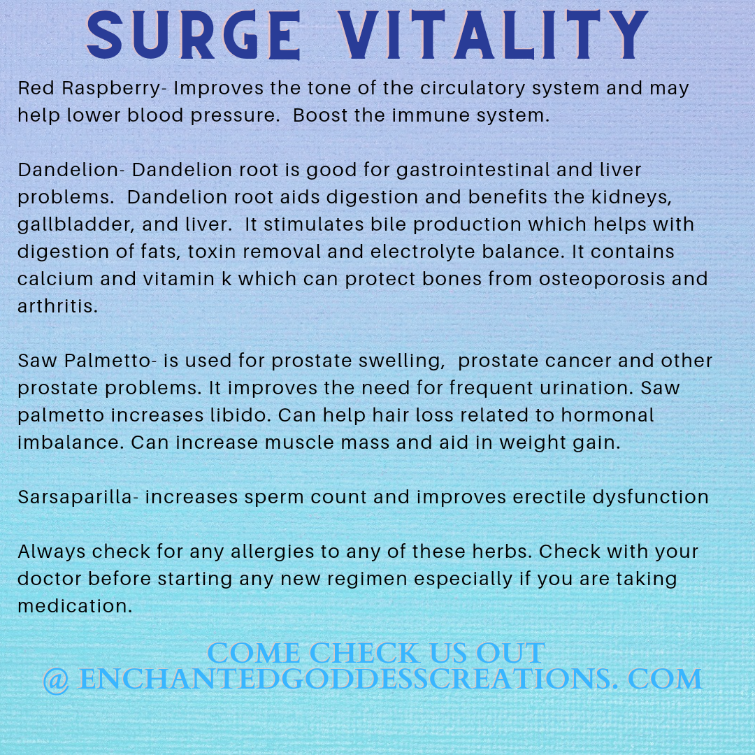 Surge Vitality Mens Tea