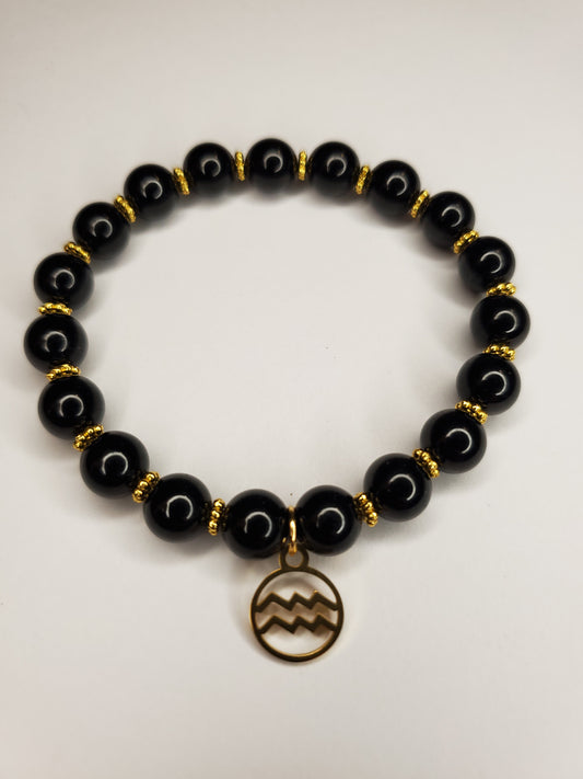 Black Zodiac Bracelet